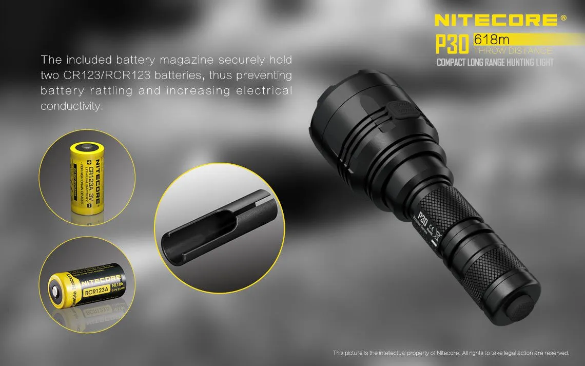 Nitecore P30 Long Range Hunting LED Flashlight