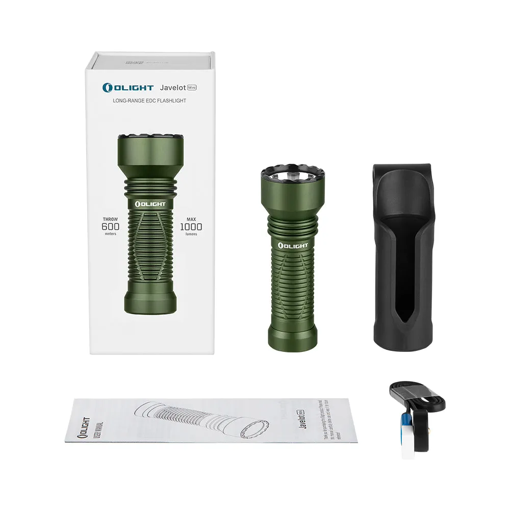 Olight Javelot Mini 1000 Lumens Long-Range EDC Flashlight Green