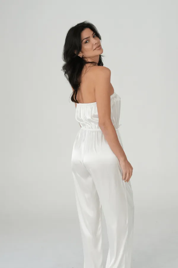 Pant Romper - Ivory