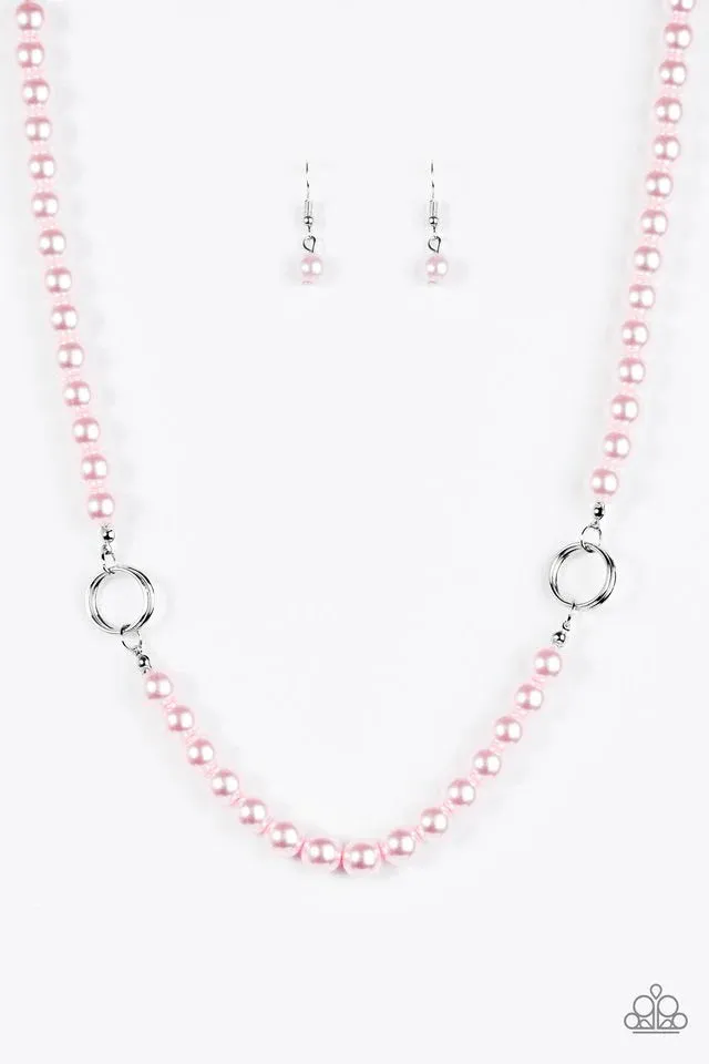 Paparazzi Accessories  - Romance is in the air #N506 Peg - Pink Necklace