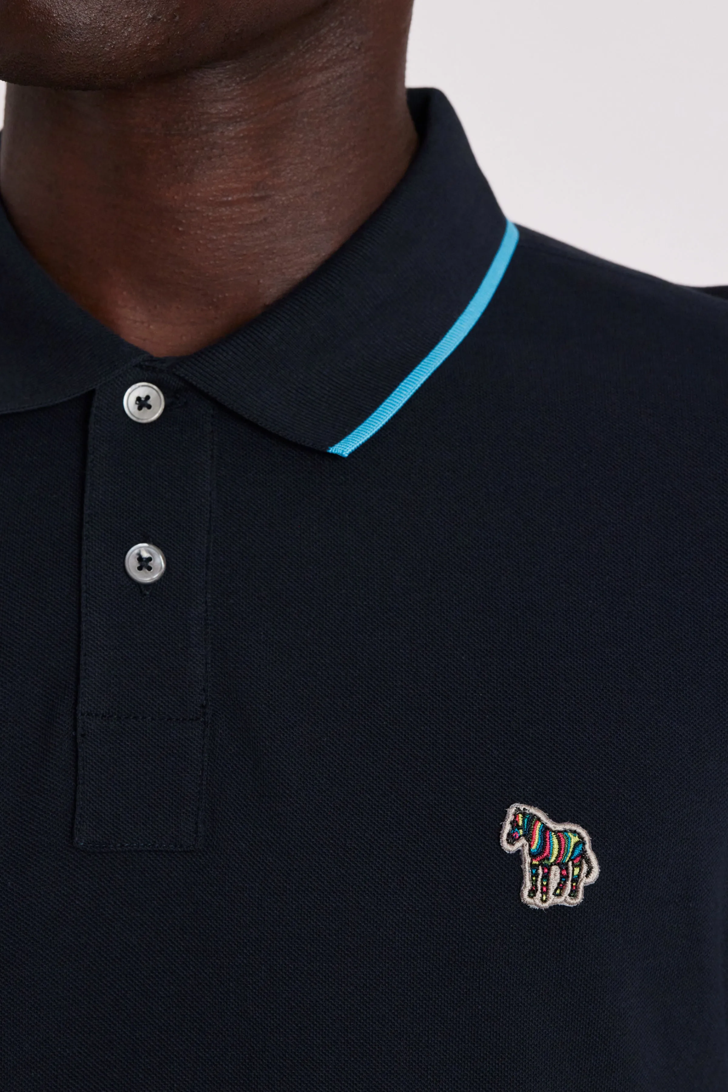 Paul Smith L/S Tipped Polo