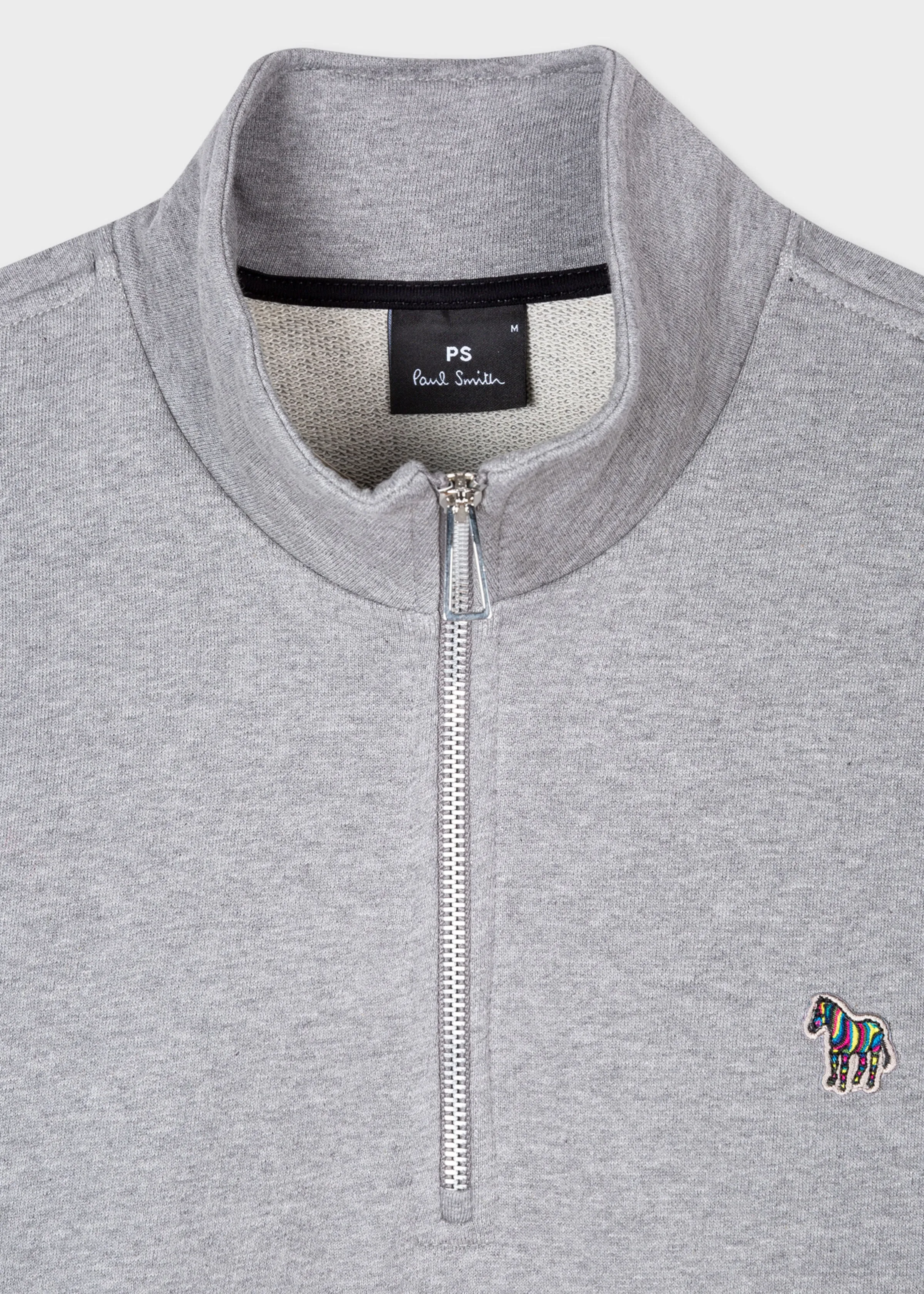 Paul Smith Zebra Zip-Neck Sweat