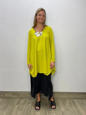 Pistachio V Neck Swing Tunic