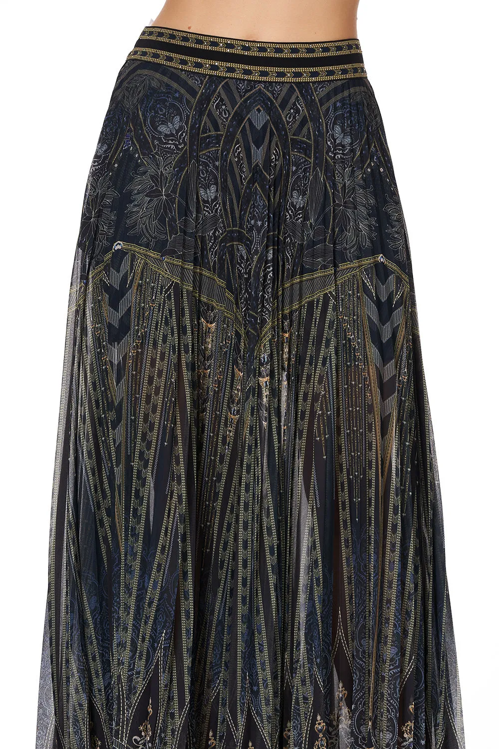 PLEATED FULL HEM SKIRT GREAT SCOTT