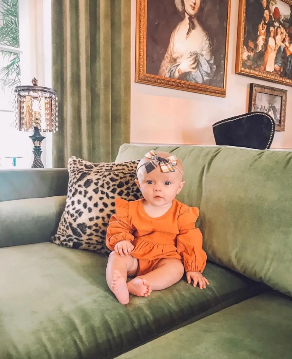 Pumpkin Spice Balloon Romper #100039