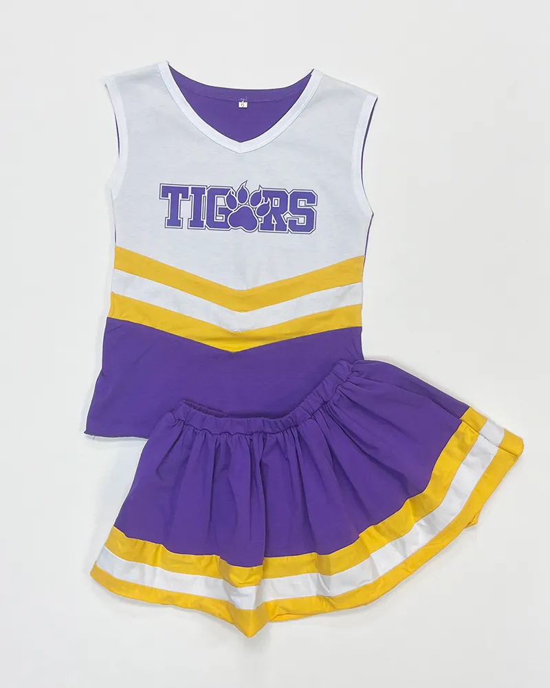 Purple & Gold Cheer Set