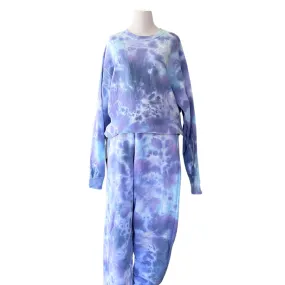 Purples Tie-Dye Sweatsuit Set