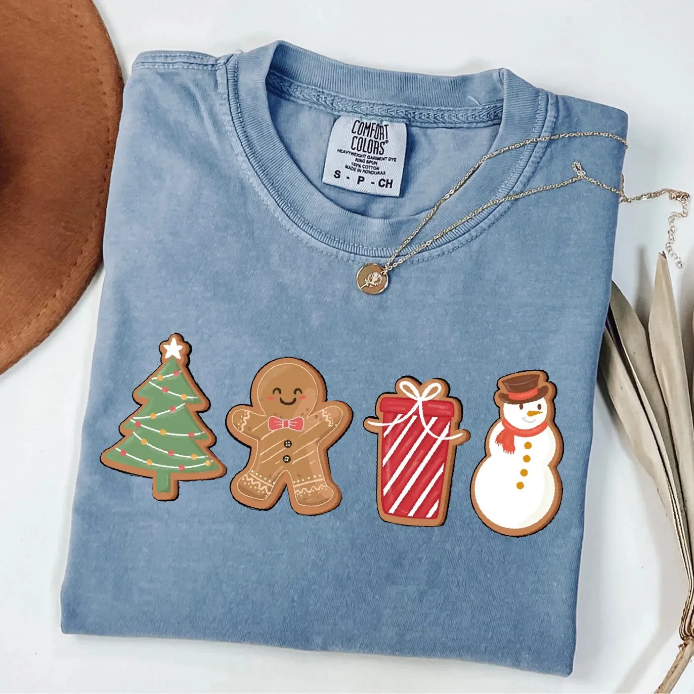 "Gingerbread Christmas Cookies" Christmas Graphic Tee