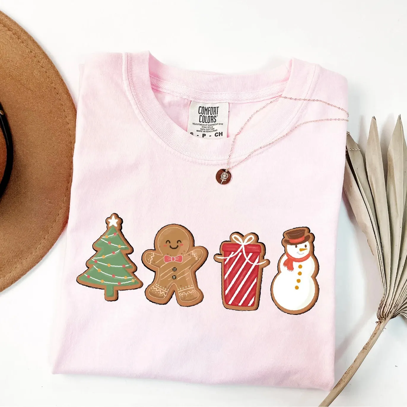 "Gingerbread Christmas Cookies" Christmas Graphic Tee