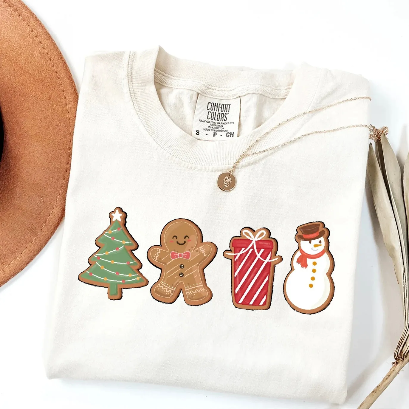 "Gingerbread Christmas Cookies" Christmas Graphic Tee