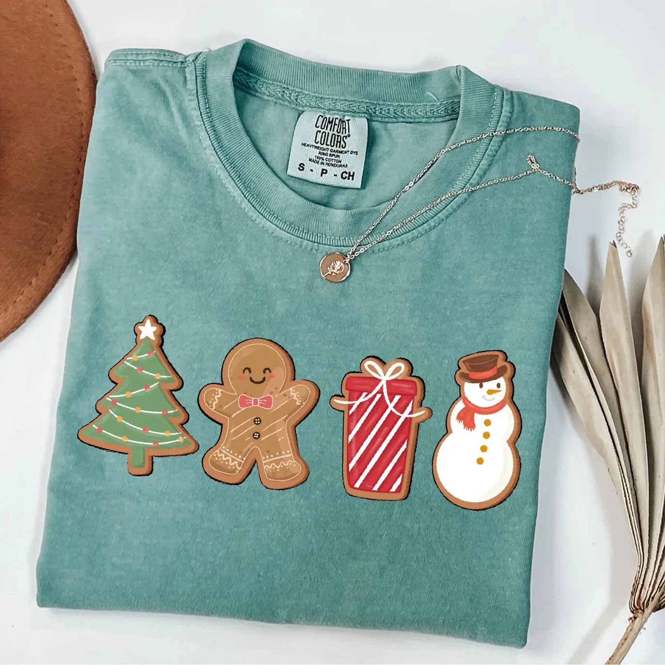 "Gingerbread Christmas Cookies" Christmas Graphic Tee