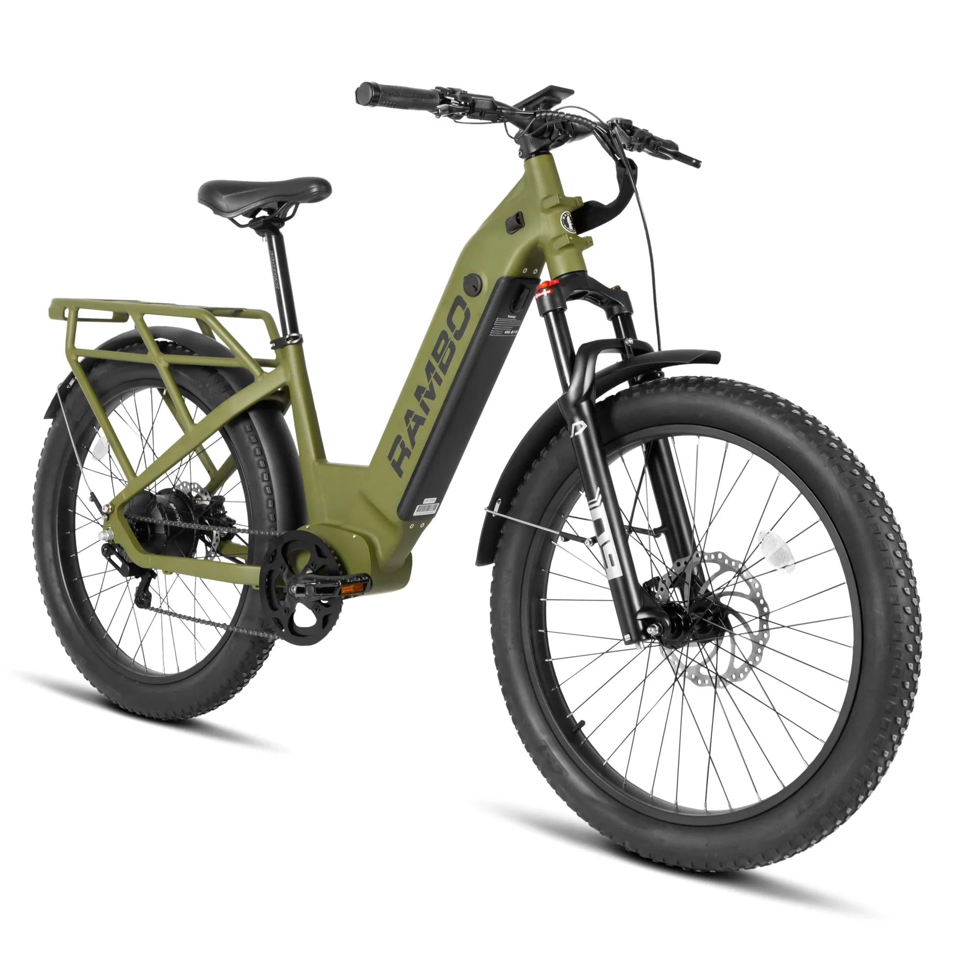 Rambo Nomad 2.0 48V/15Ah Fat Tire Electric Hunting Bike