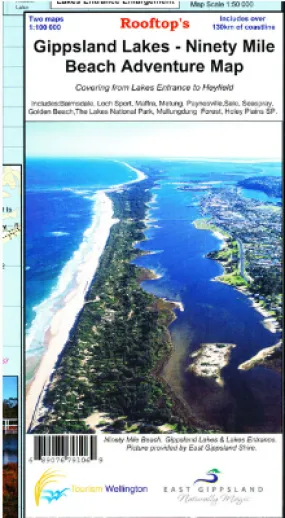 Rooftops - Gippsland Lakes-Ninety Mile Beach Adventure Map