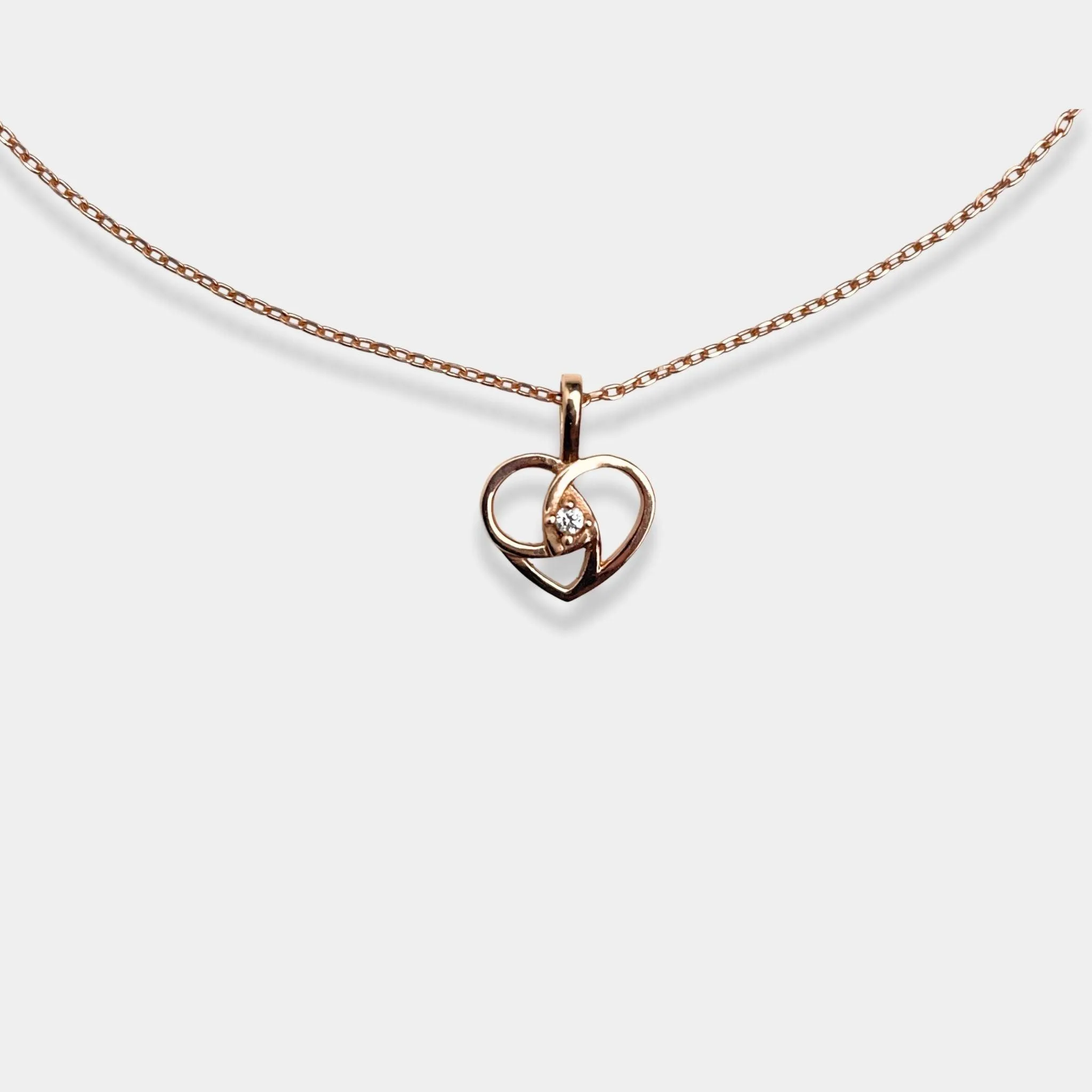 rose gold Love's Embrace Necklace