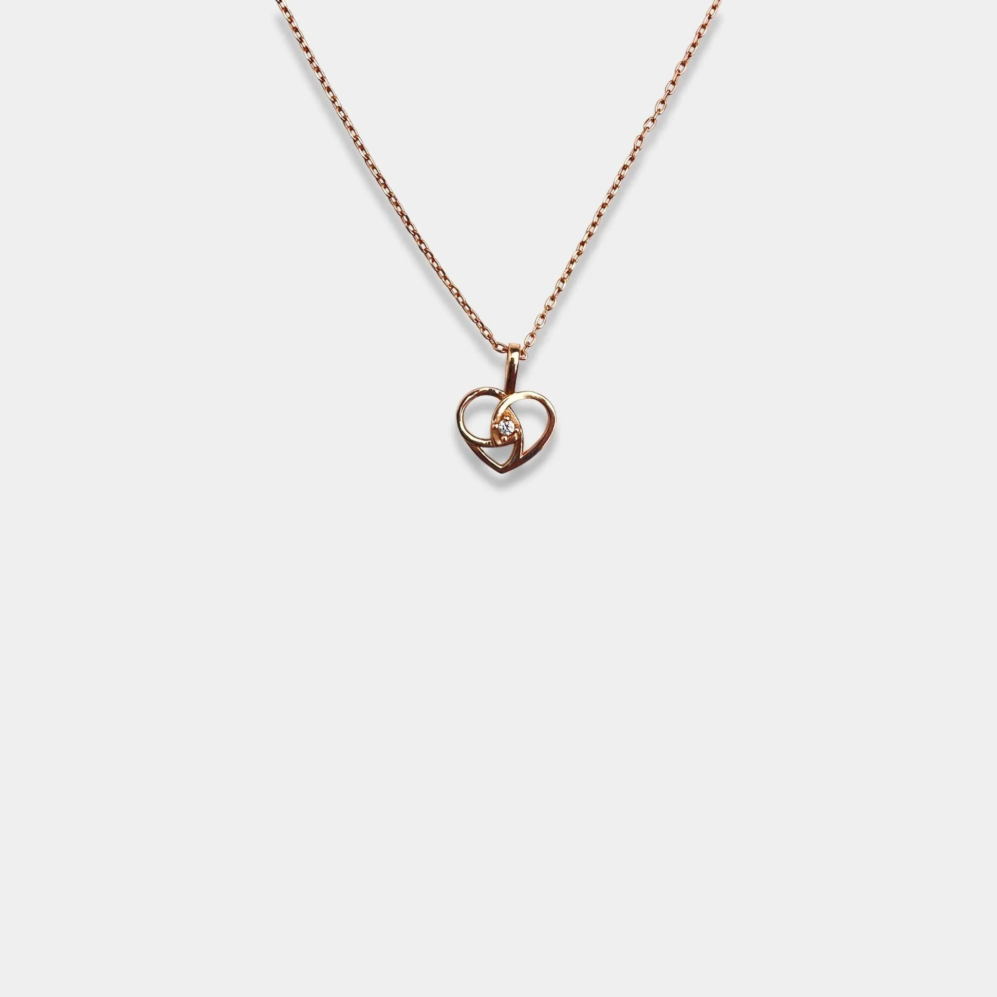 rose gold Love's Embrace Necklace