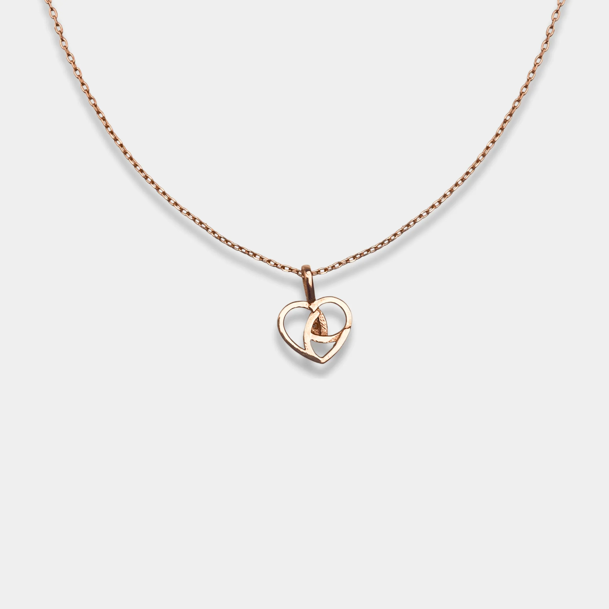 rose gold Love's Embrace Necklace