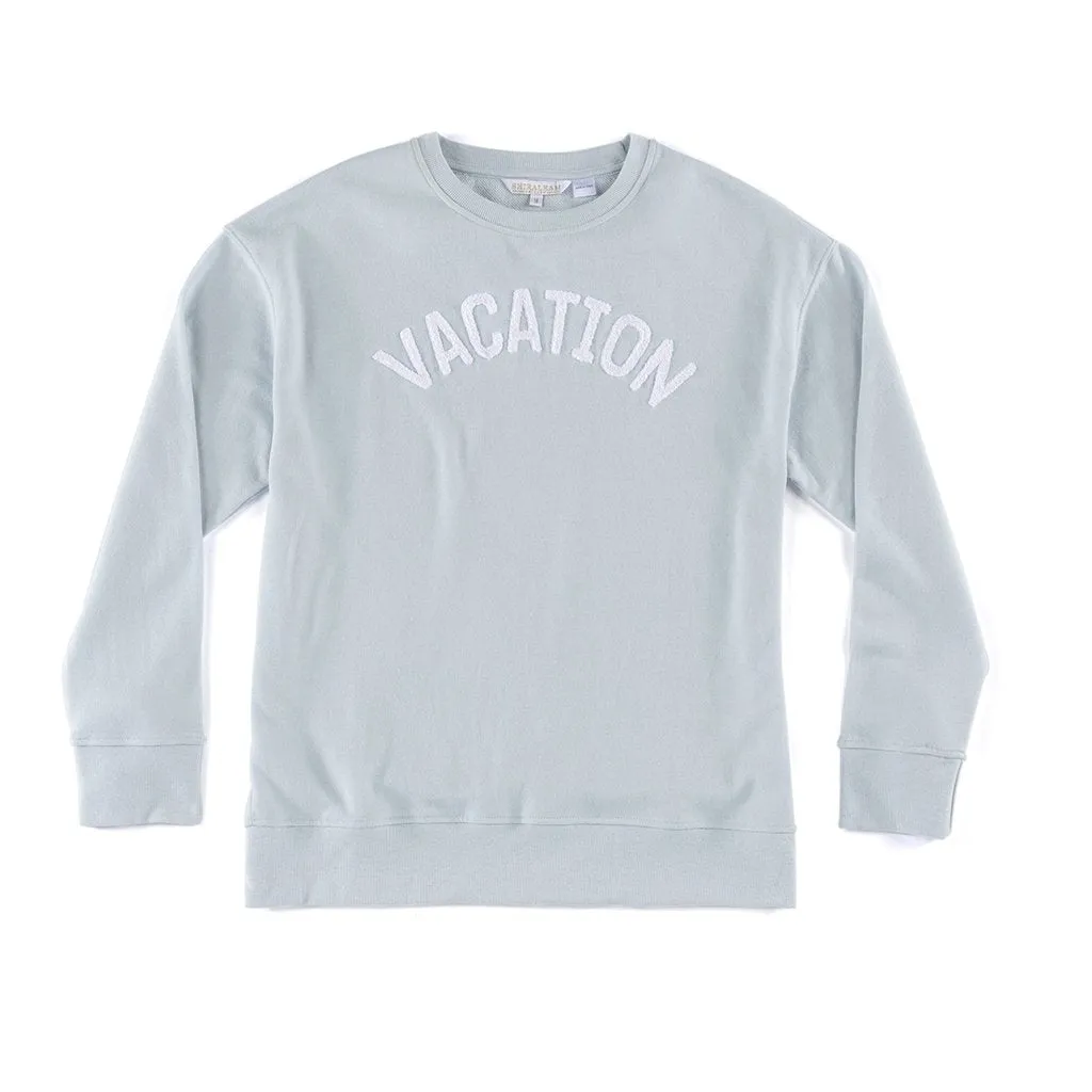 Shiraleah "Vacation" Sweatshirt, Sky