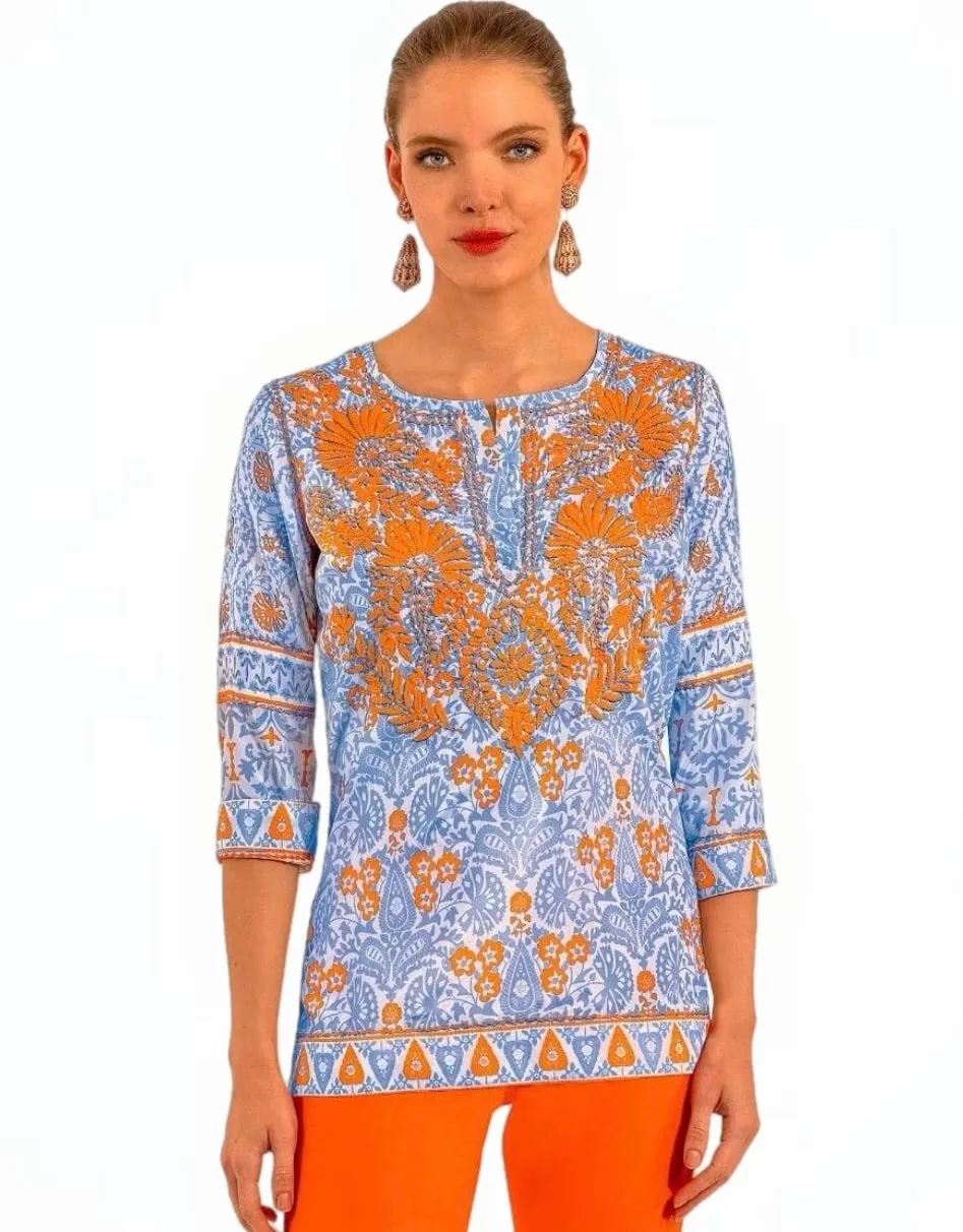 Silk Embroidered Tunic