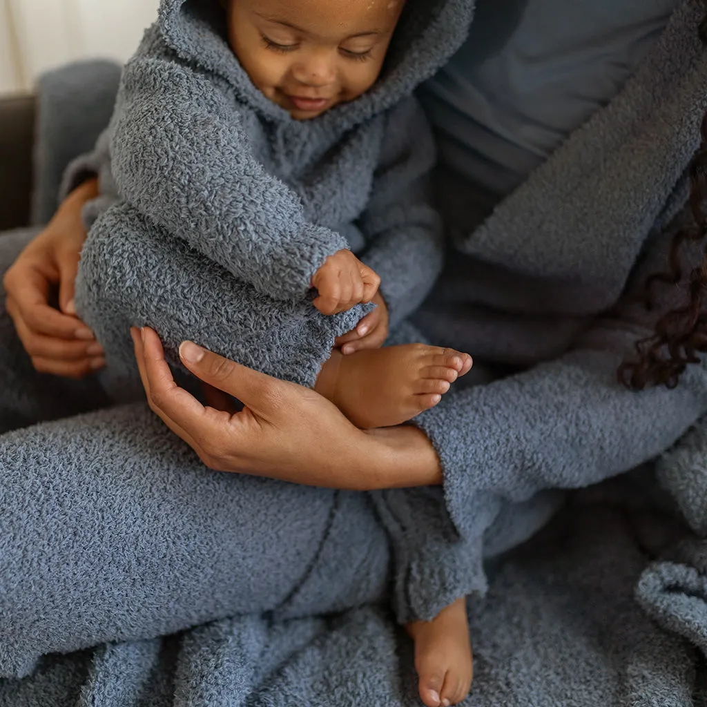 Slate Cuddle Hooded Romper