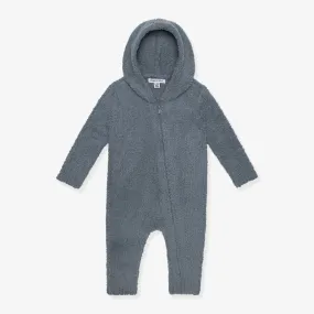 Slate Cuddle Hooded Romper