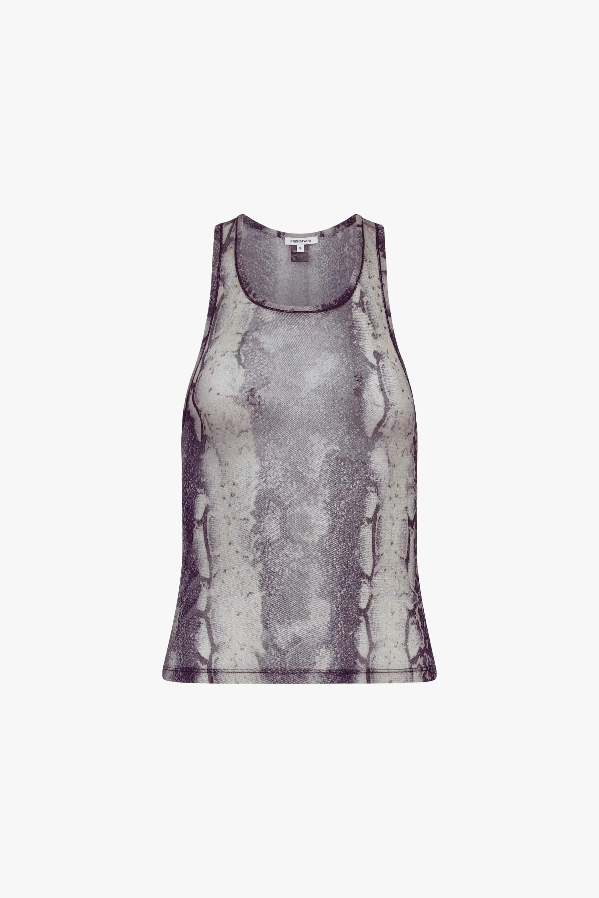 Snake Mesh Tank Top