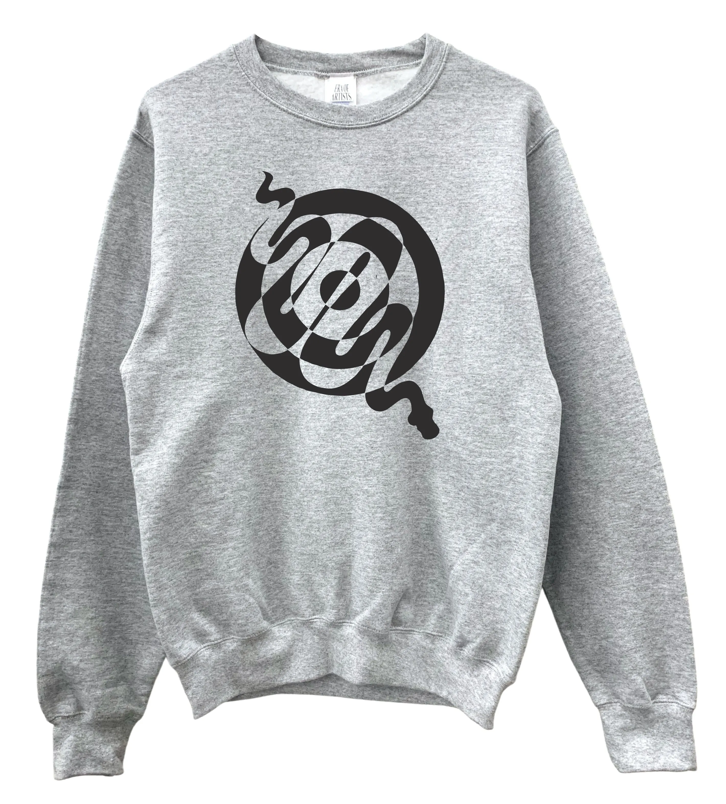 Spiral Snake Graphic Unisex Crewneck Sweatshirt - Color Options Available