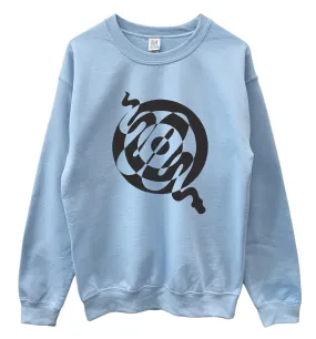 Spiral Snake Graphic Unisex Crewneck Sweatshirt - Color Options Available