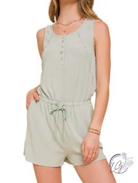 Starting With Us Ribbed Romper