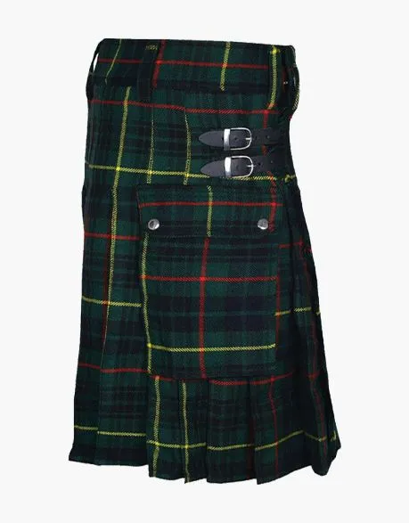 STEWART TARTAN UTILITY KILT MENS HUNTING