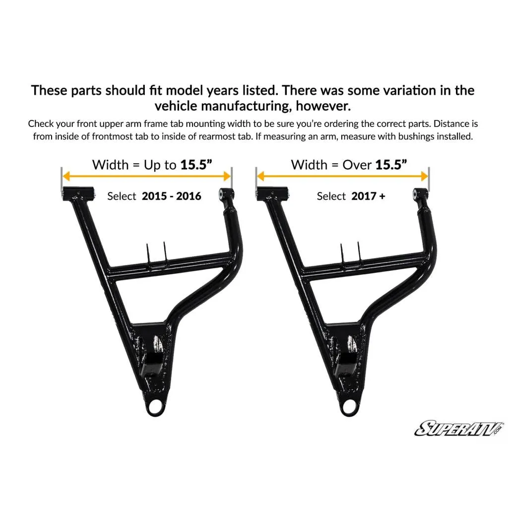 SuperATV Polaris RZR S 900 High Clearance A-Arms