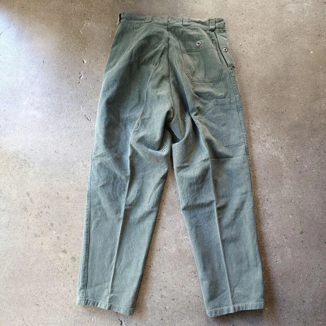 Swiss denim work pants 50's スイス軍　50年代　デニムワークパンツ　XL