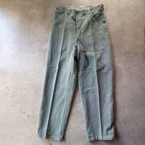 Swiss denim work pants 50's スイス軍　50年代　デニムワークパンツ　XL