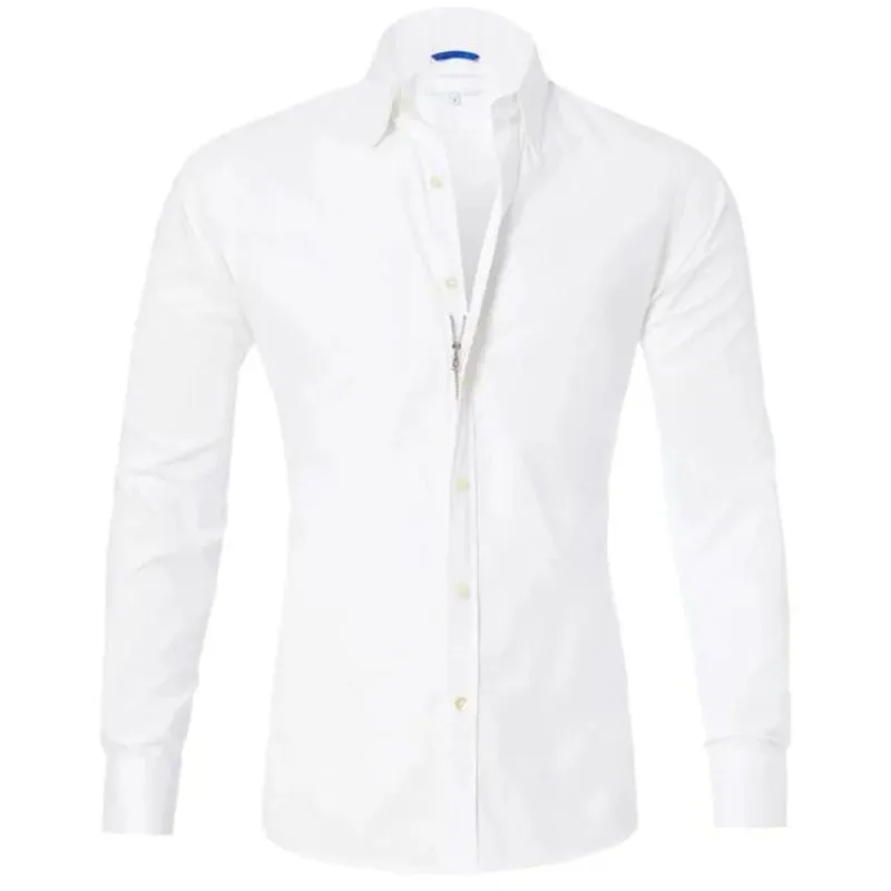 Teddy | Wrinkle-free Zip-up Shirt