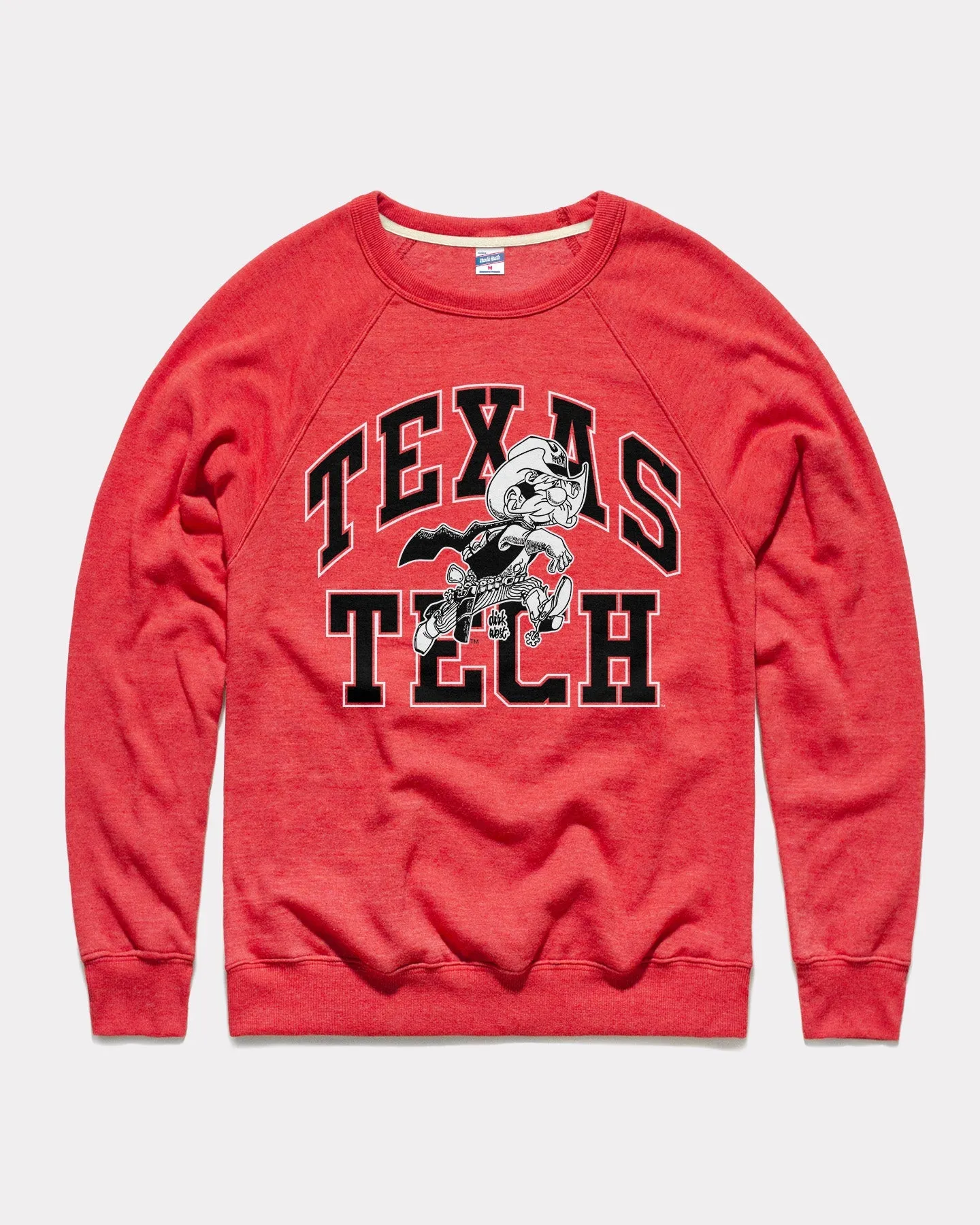 Texas Tech Red Raiders Mascot Arch Red Crewneck