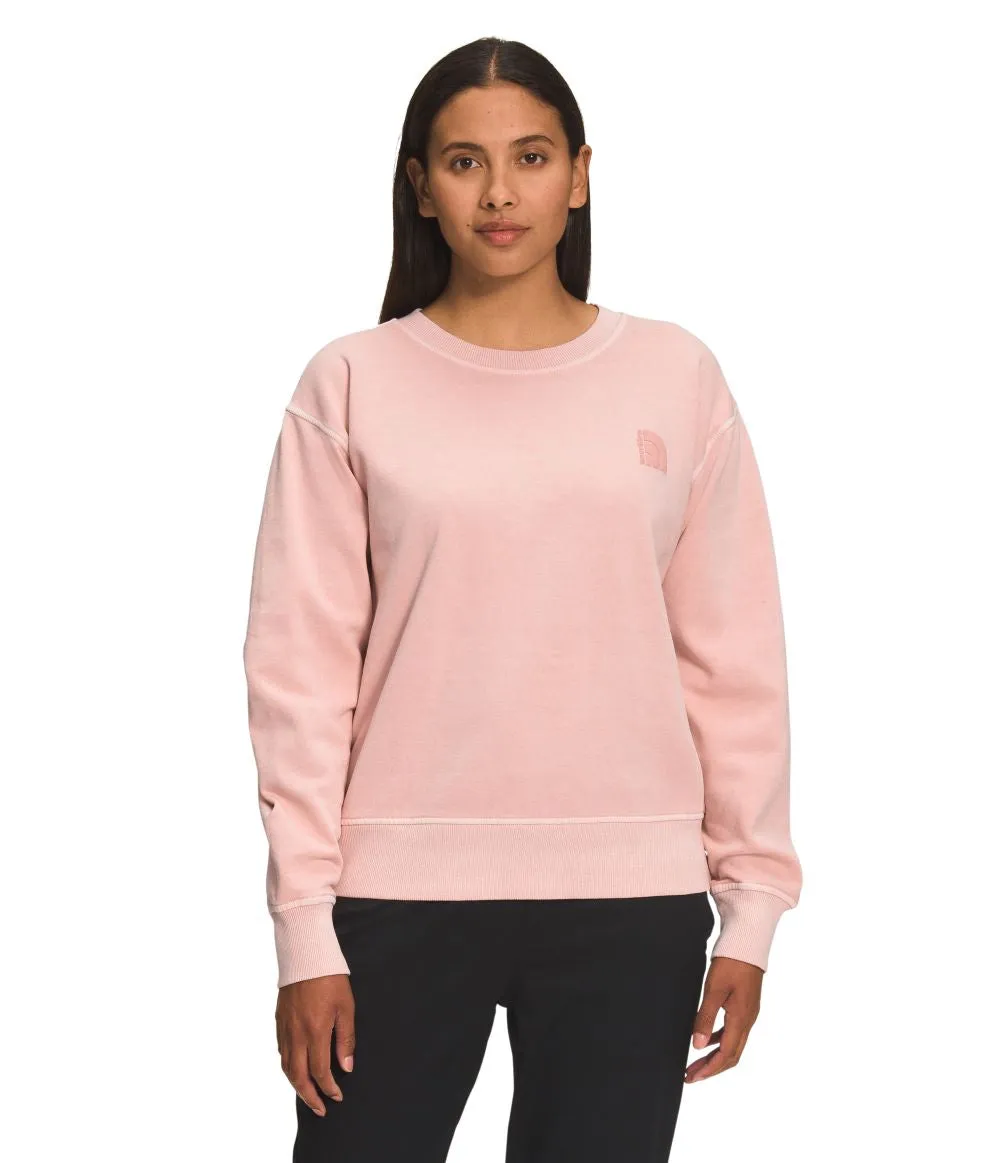 'The North Face' Women's Garment Dye Crew - Evening Sand Pink