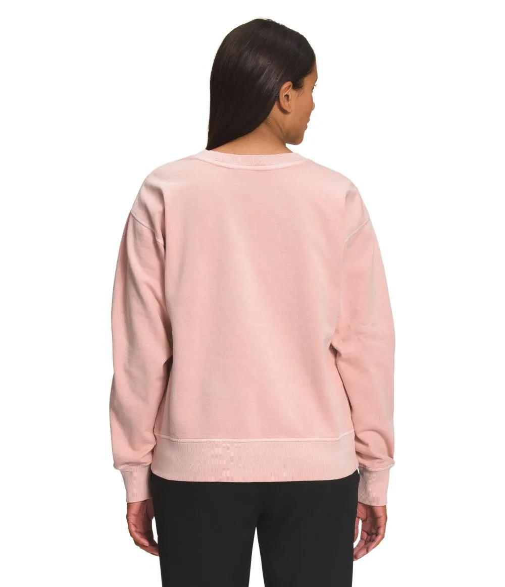 'The North Face' Women's Garment Dye Crew - Evening Sand Pink