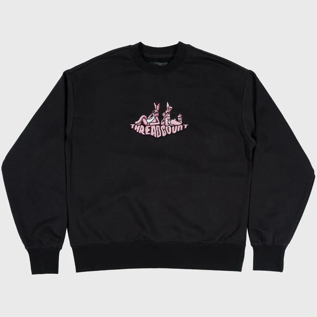 Threadcount - Rabbit Crewneck Sweatshirt - Coal