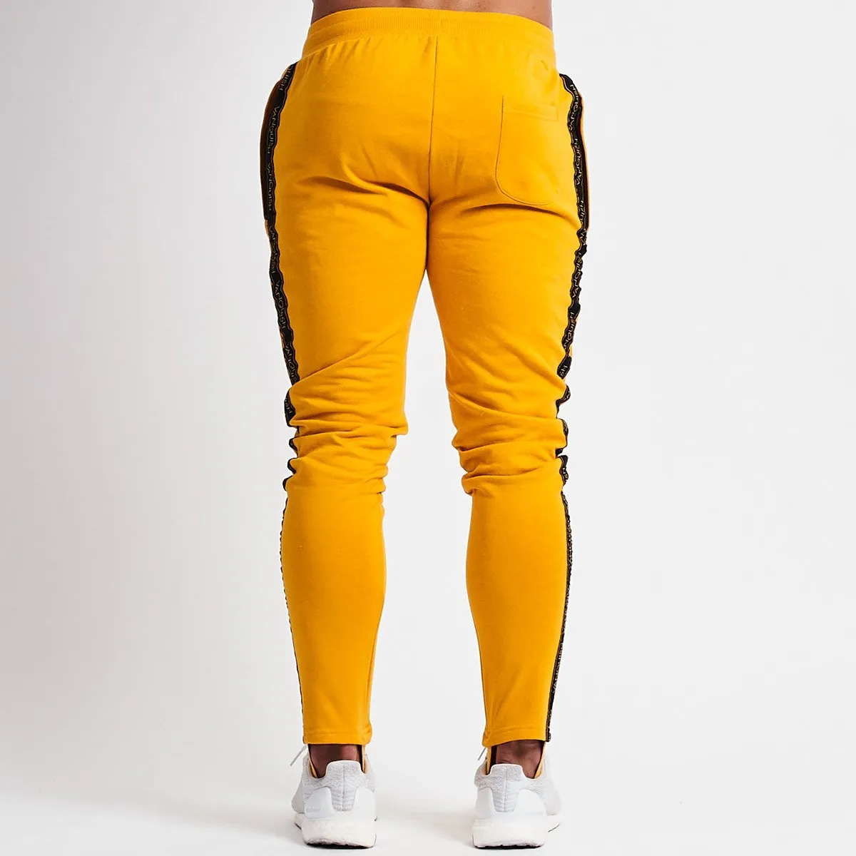 Vanquish Minimal Yellow Tapered Sweatpants