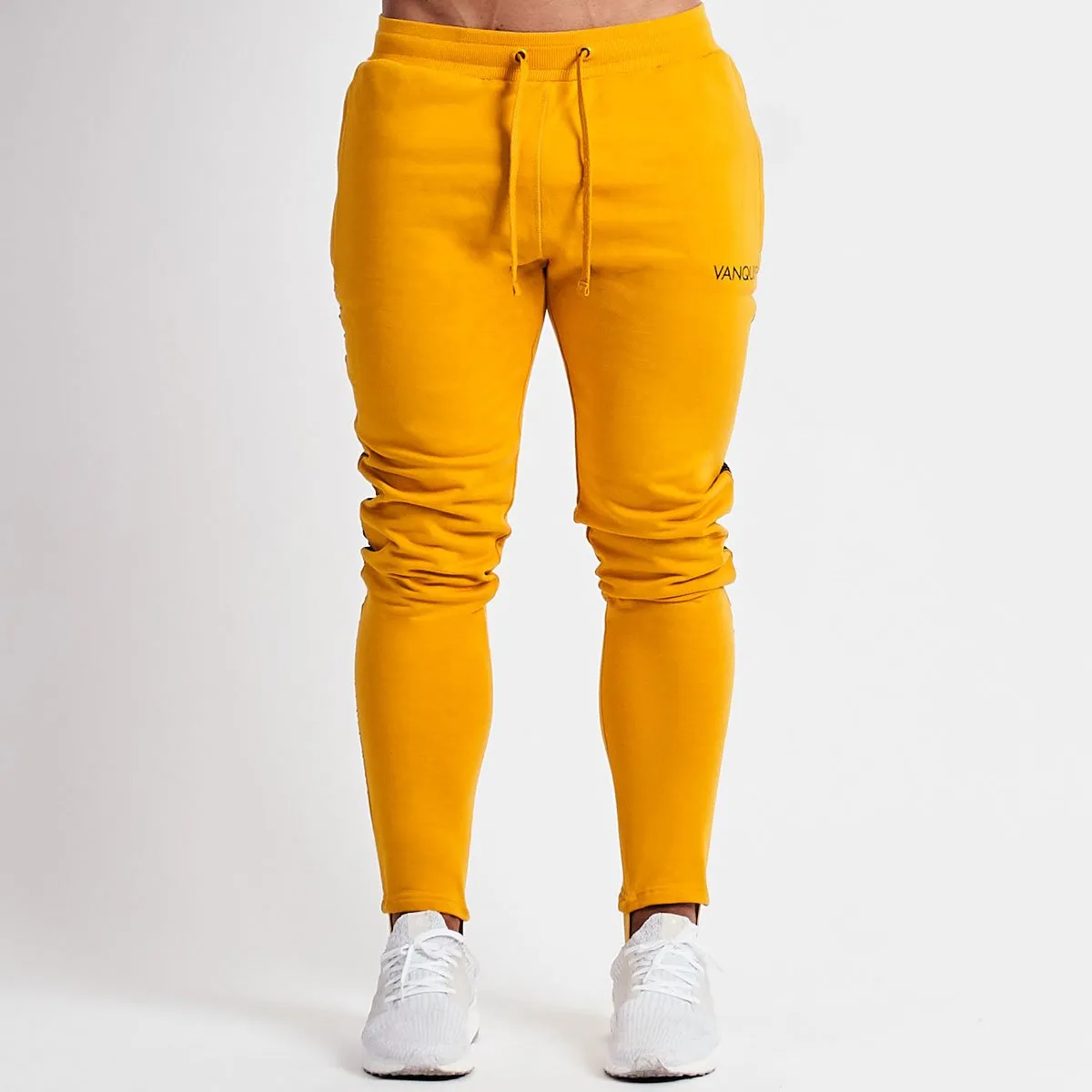 Vanquish Minimal Yellow Tapered Sweatpants