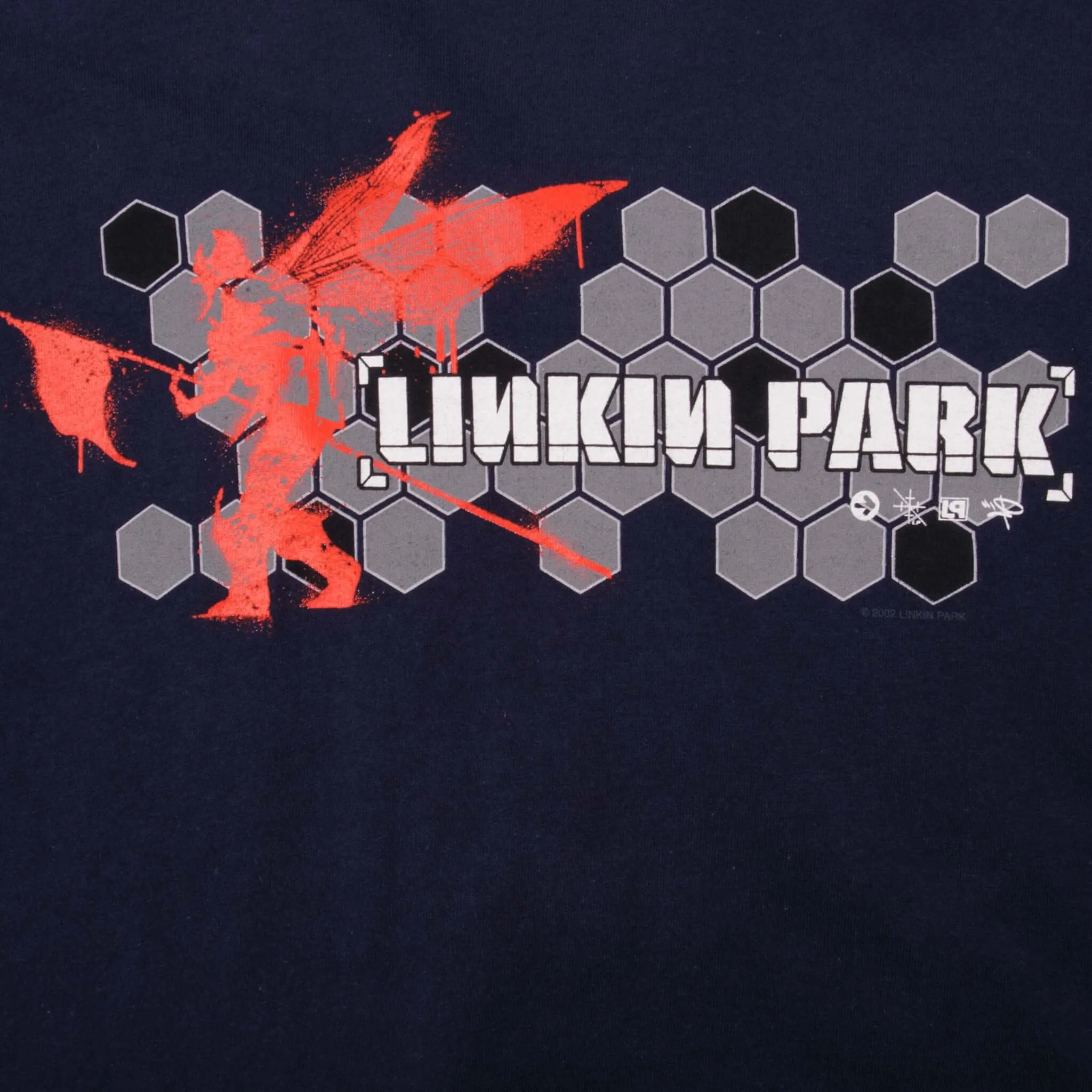 VINTAGE LINKIN PARK LONG SLEEVE TEE SHIRT 2002 SIZE MEDIUM