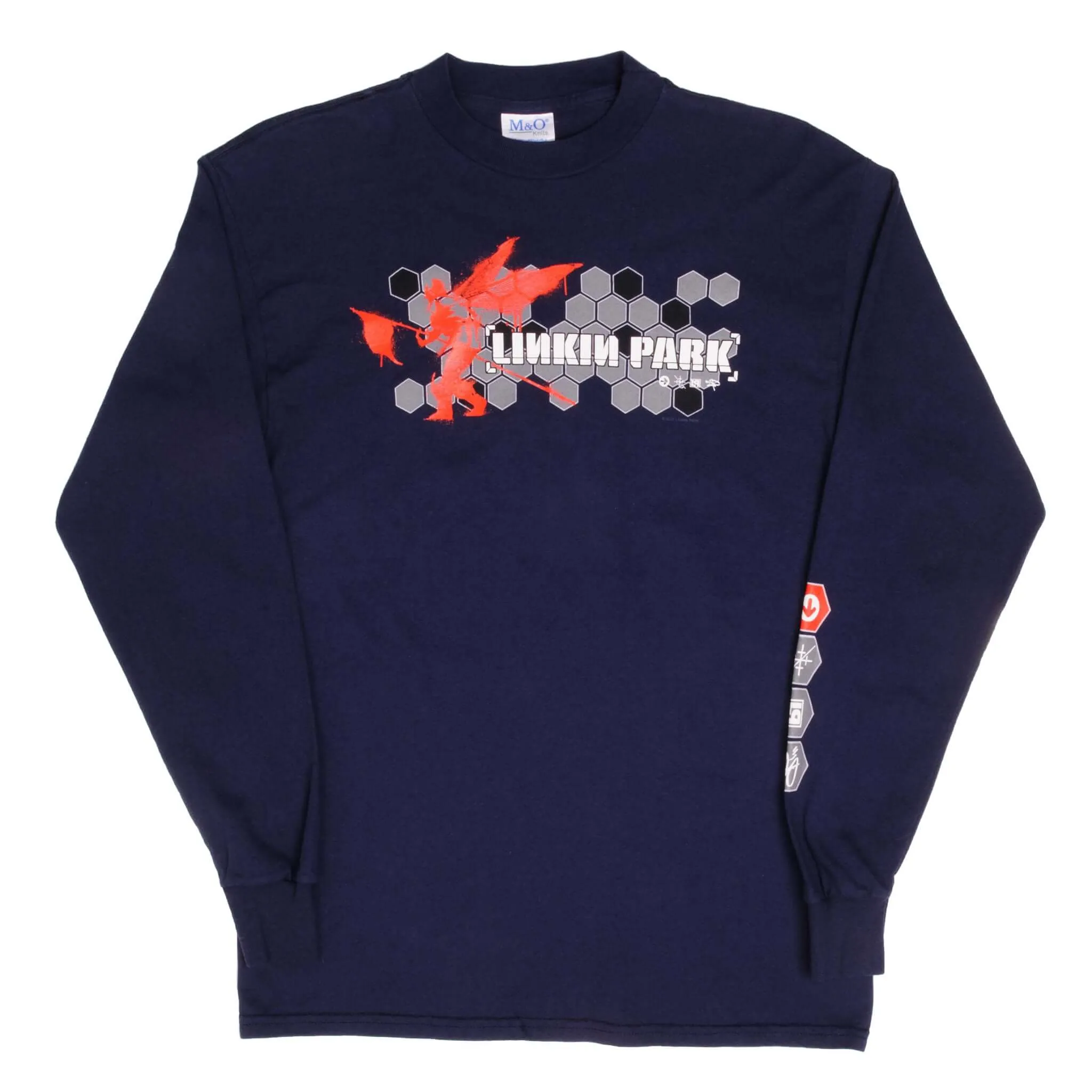 VINTAGE LINKIN PARK LONG SLEEVE TEE SHIRT 2002 SIZE MEDIUM