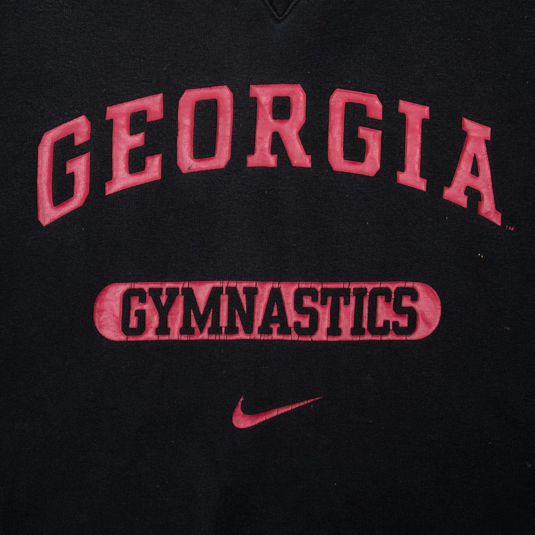 VINTAGE NCAA NIKE GEORGIA UNIVERSITY GYMNASTICS SWEATSHIRT 1990S MEDIUM