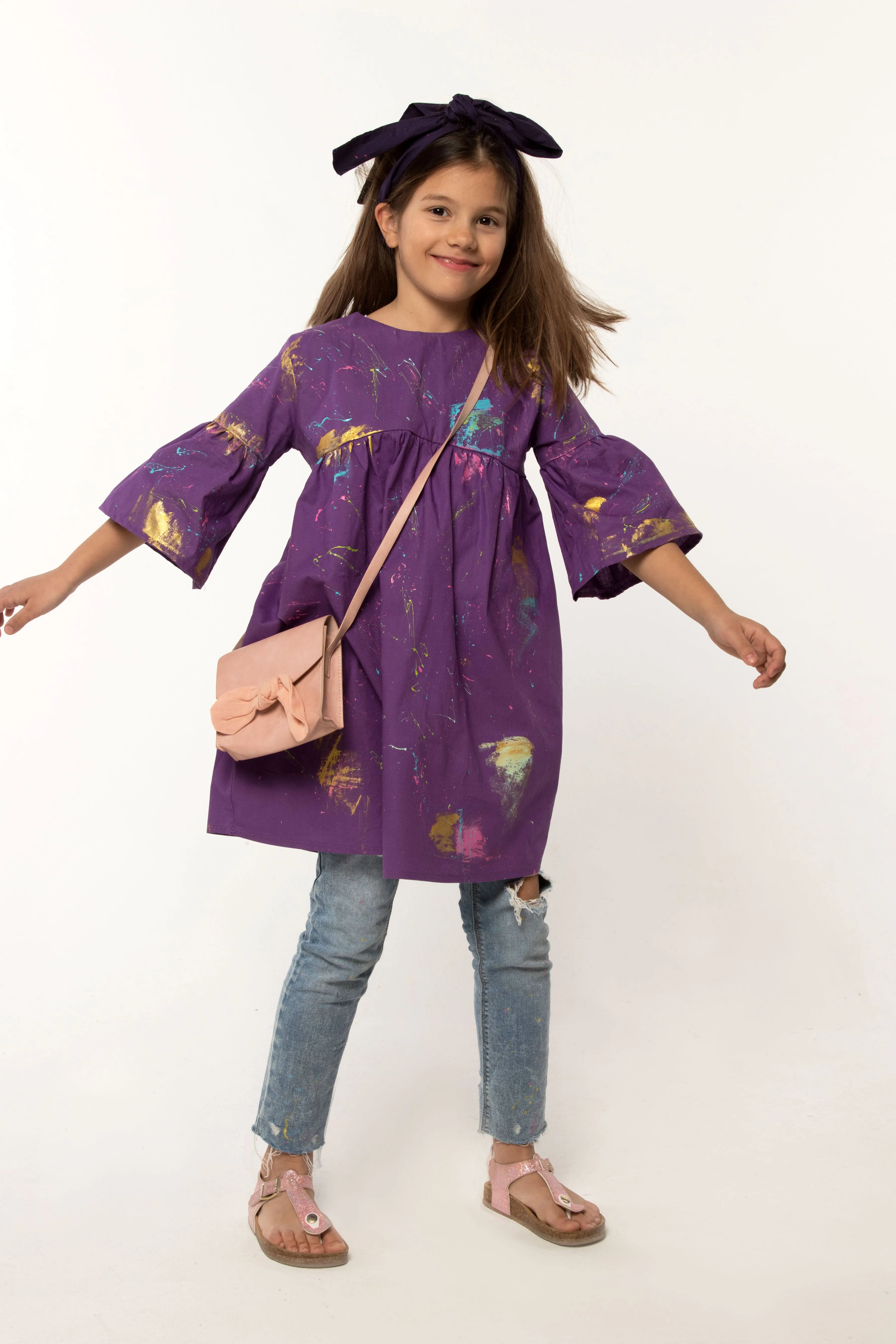 Violet Dress/Tunic Dark Purple