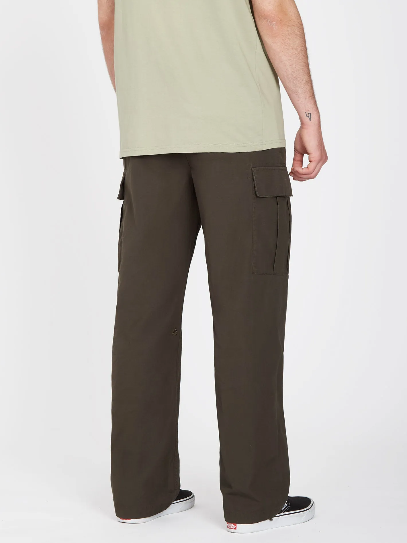 Volmander March Cargo Trousers - RINSED BLACK