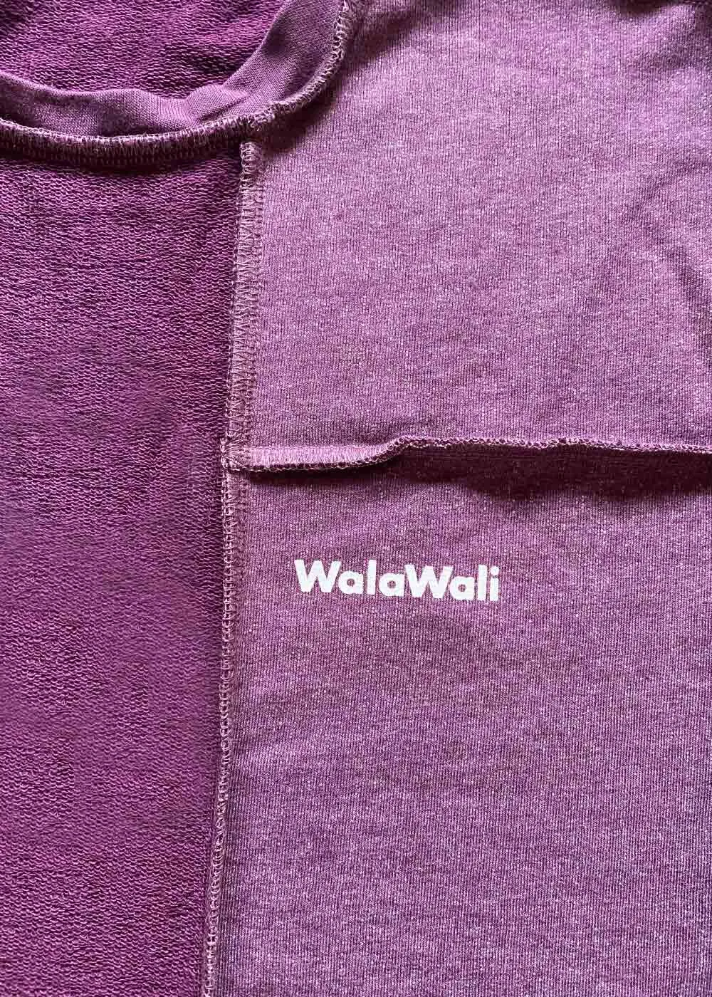 WalaWali Unisex Purple Reversible Sweatshirt